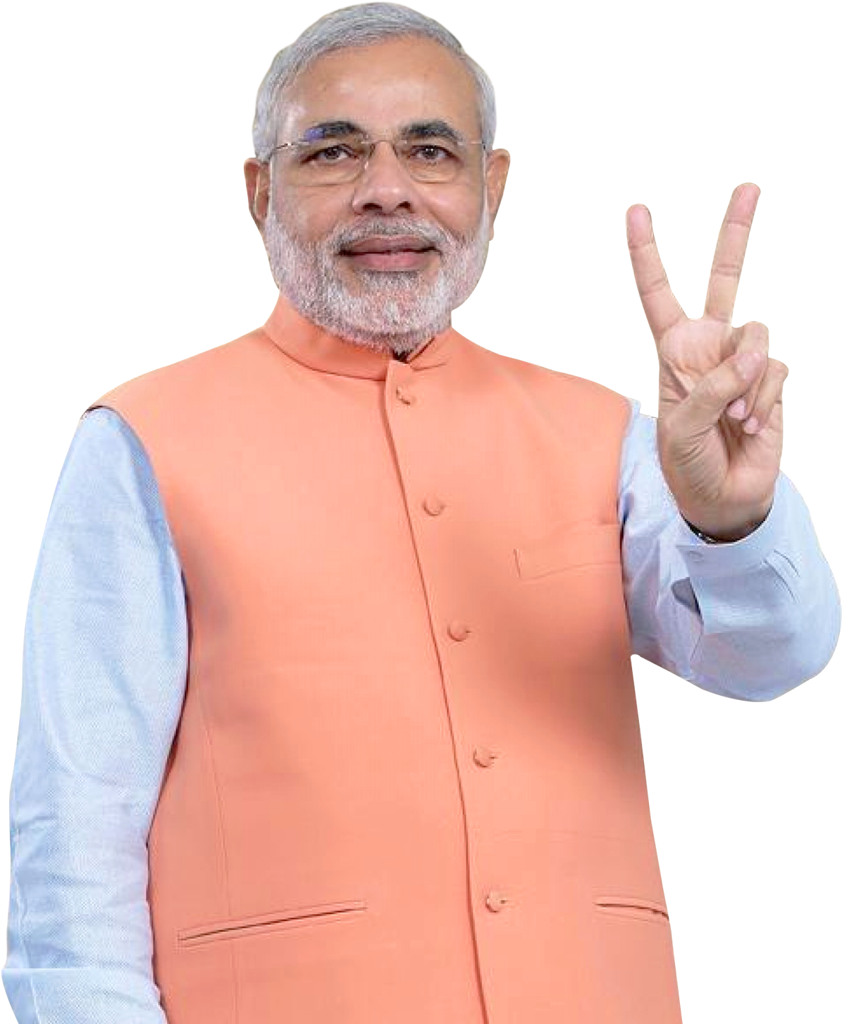 Peace Sign Gestureby Politician PNG image