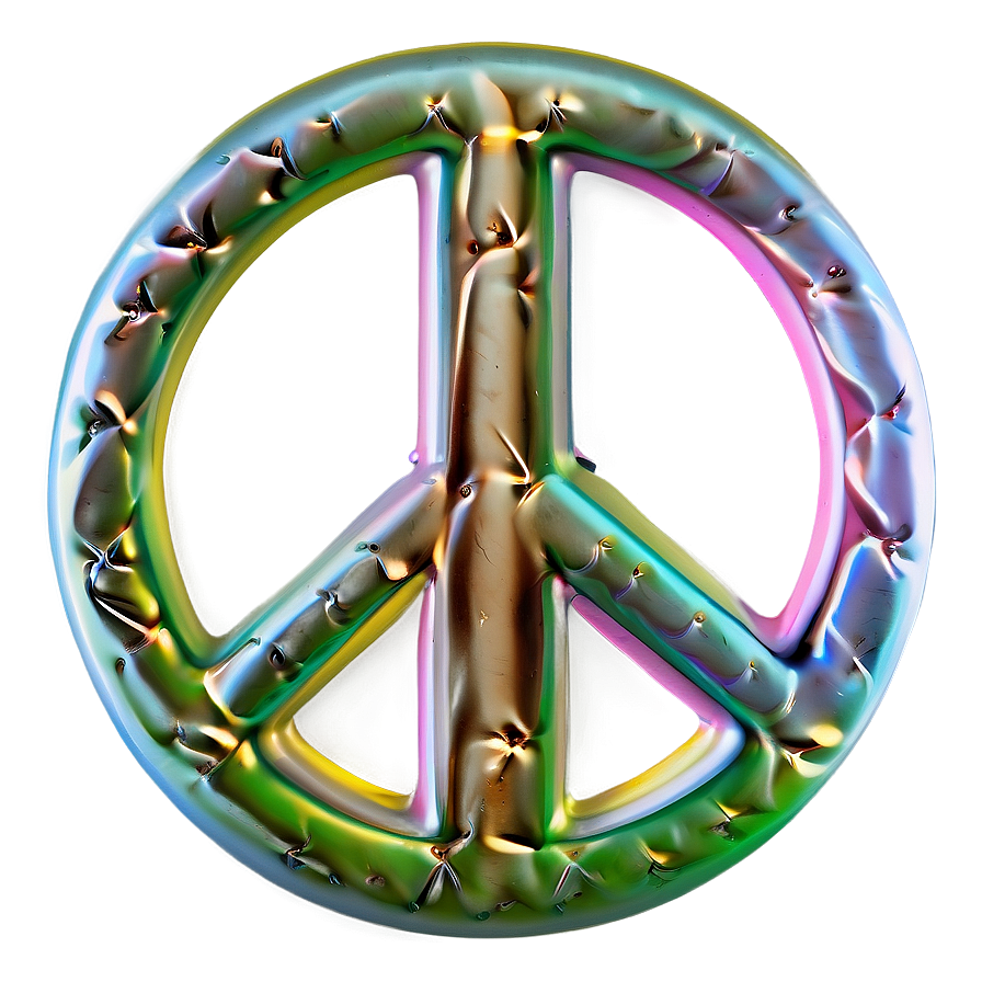 Peace Sign With Ribbons Png 60 PNG image