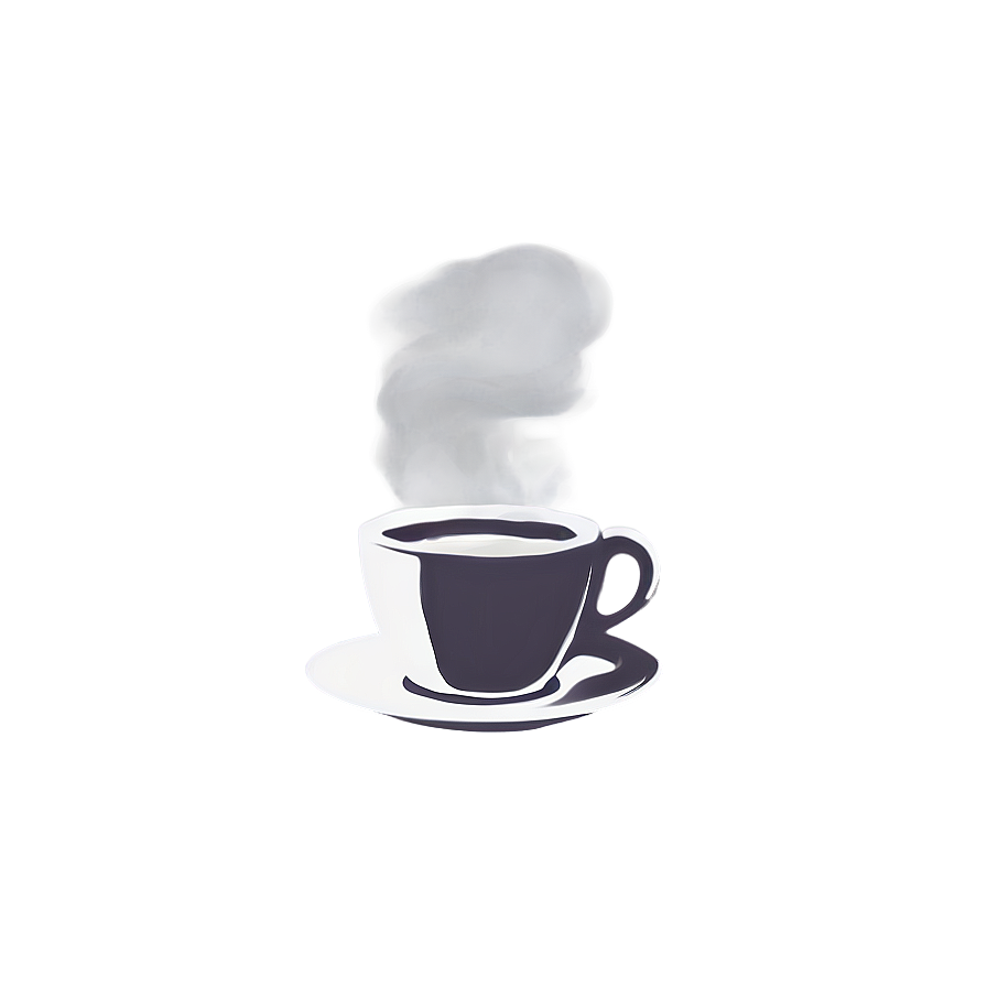 Peaceful Coffee Steam Png Xjt PNG image