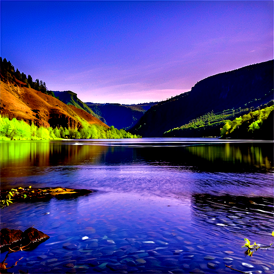 Peaceful Columbia River Gorge Png 06292024 PNG image