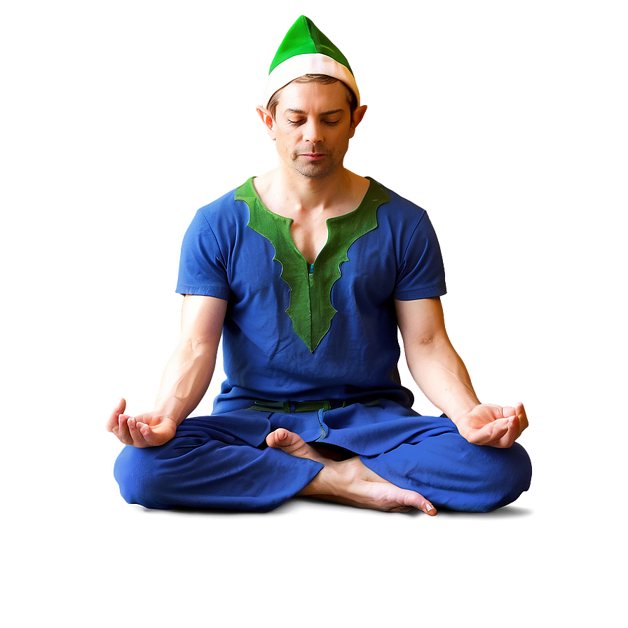 Peaceful Elf Meditating Png 27 PNG image