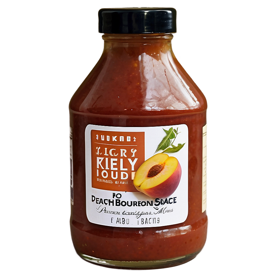 Peach Bourbon Bbq Sauce Png 06282024 PNG image