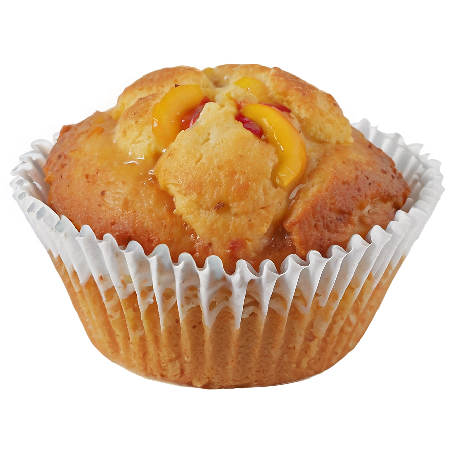 Peach Cobbler Muffin Png 06262024 PNG image