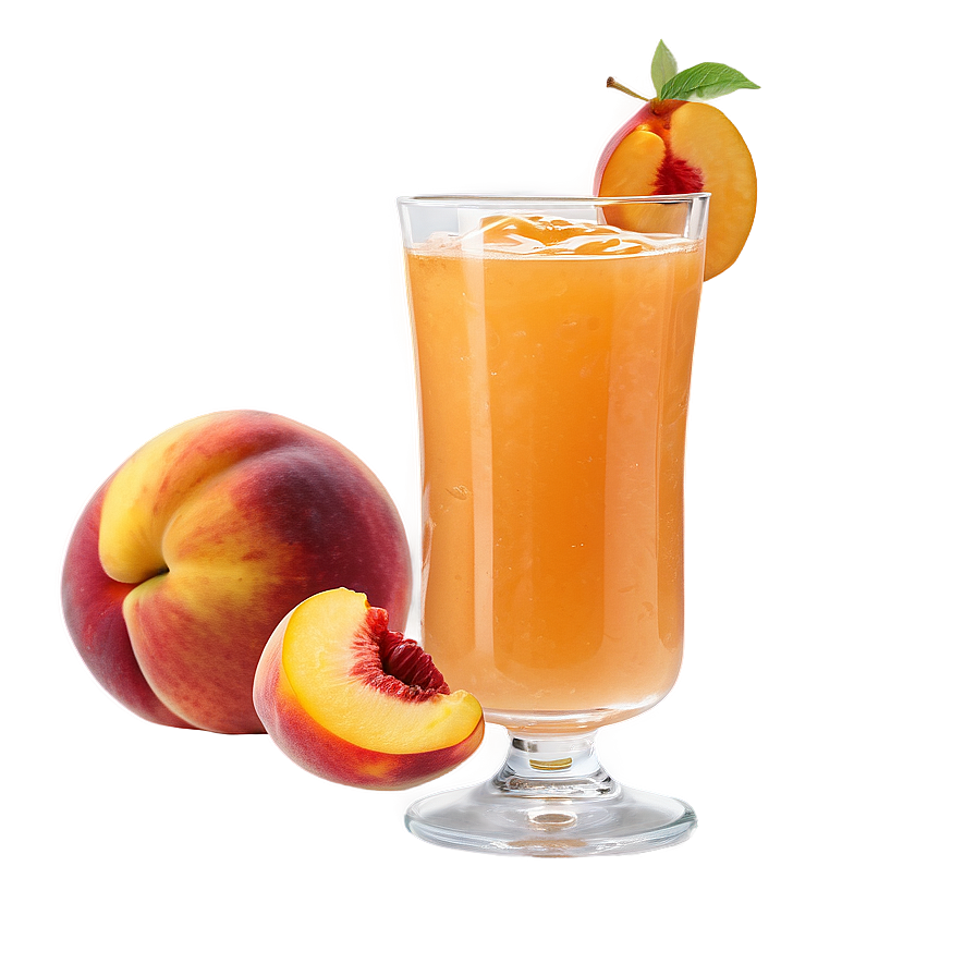 Peach Cocktail Glass Png Cft PNG image