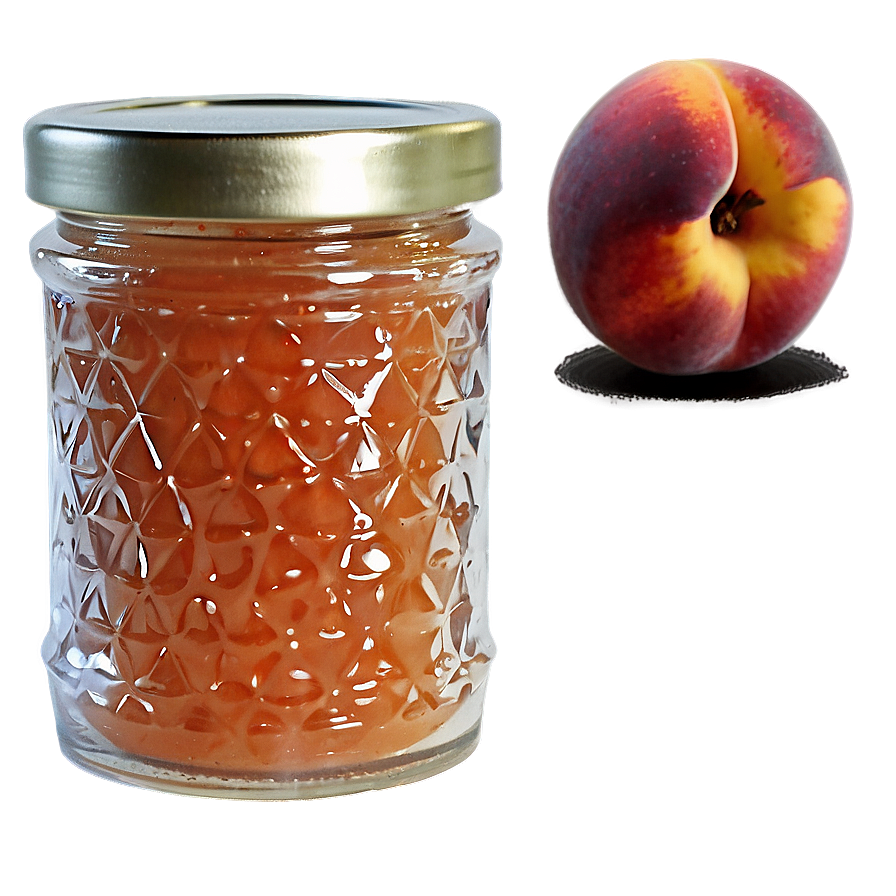 Peach Jam Jar Png Ovw8 PNG image