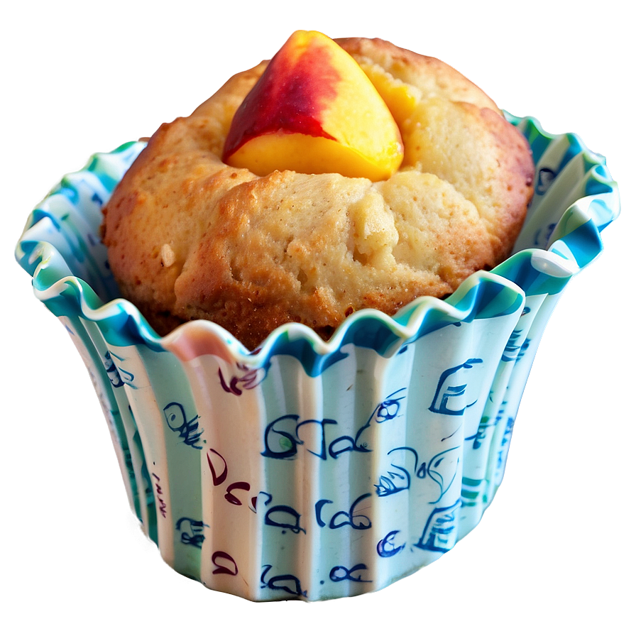 Peach Muffin Bake Png 98 PNG image