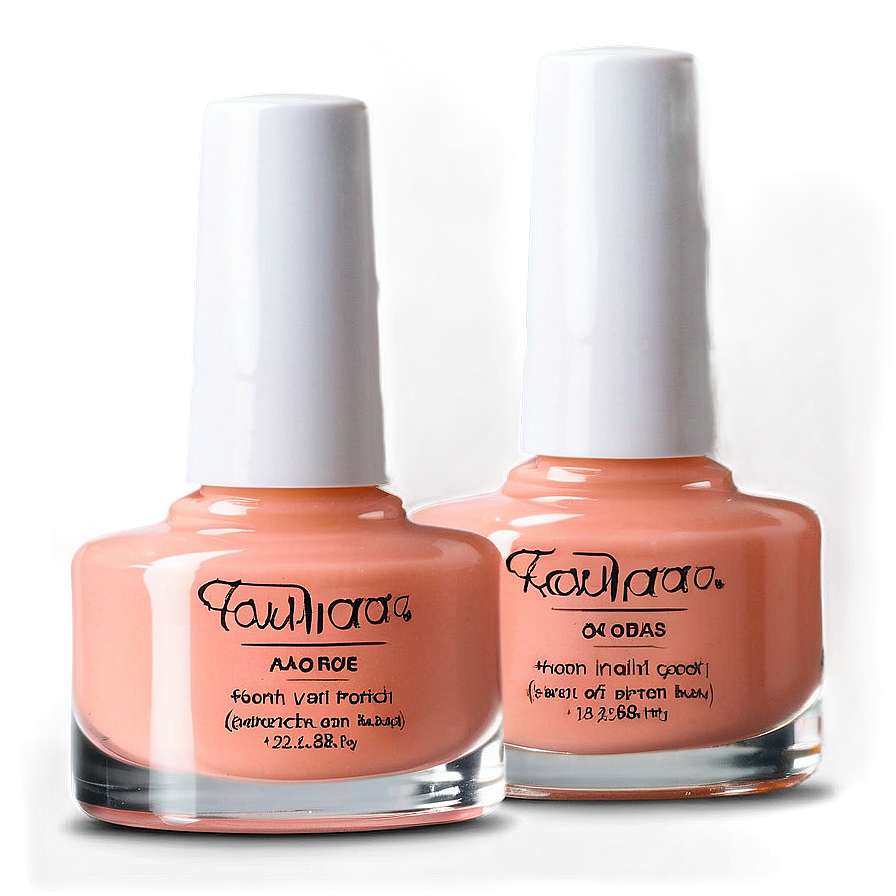 Peach Nail Polish Png 05252024 PNG image