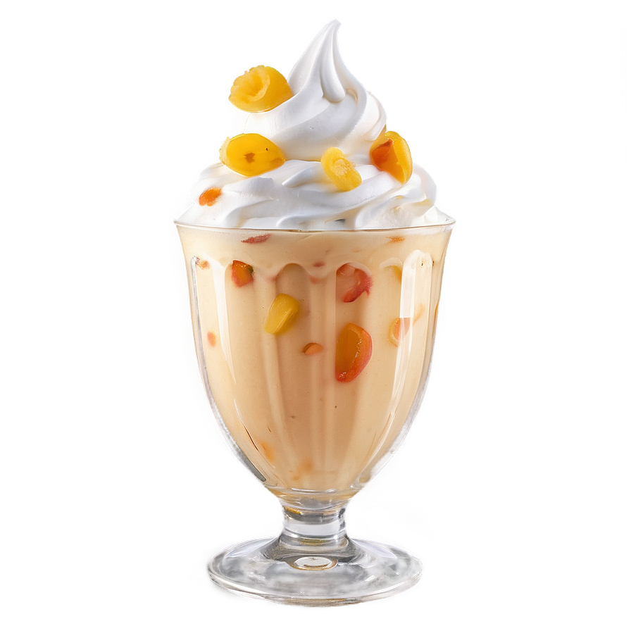 Peach Sundae Topping Png 65 PNG image