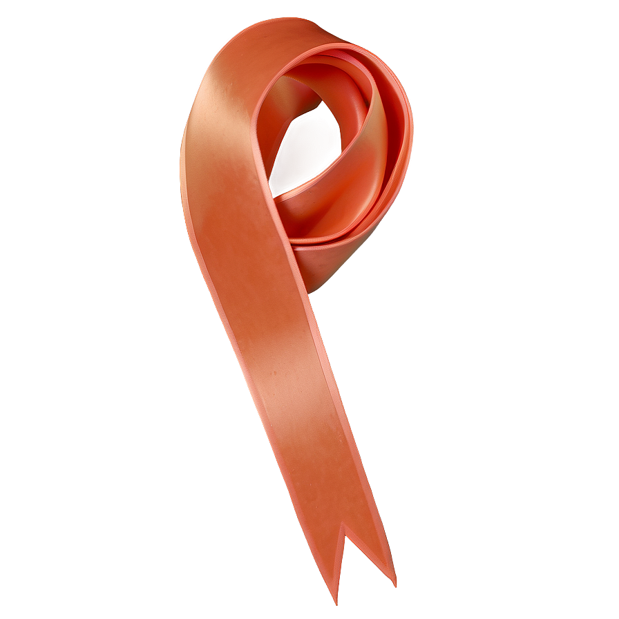 Peach Velvet Ribbon Png 14 PNG image