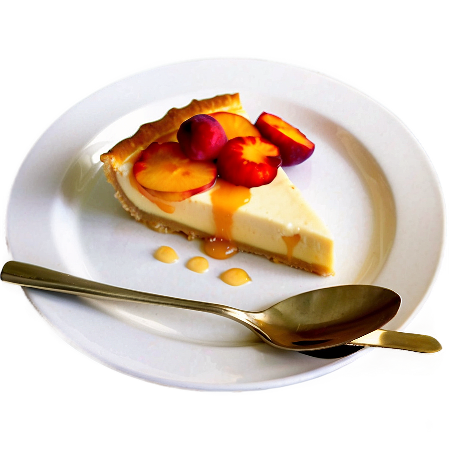 Peaches And Cream Flan Png 06132024 PNG image