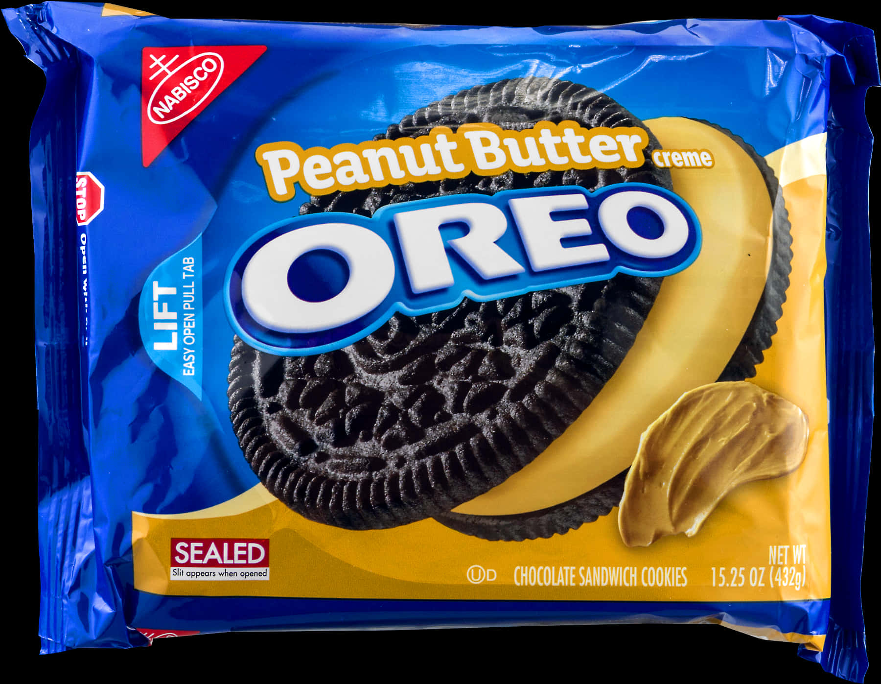 Peanut Butter Creme Oreo Package PNG image
