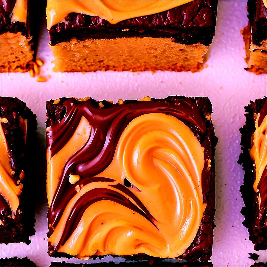 Peanut Butter Swirl Brownie Png Xwa71 PNG image