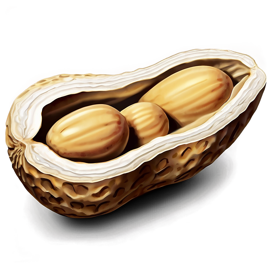 Peanut In Shell Closeup Png 05252024 PNG image