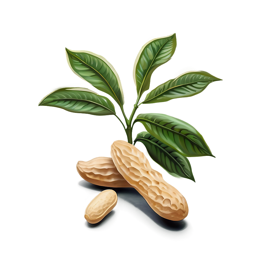 Peanut Plant Illustration Png Djn PNG image