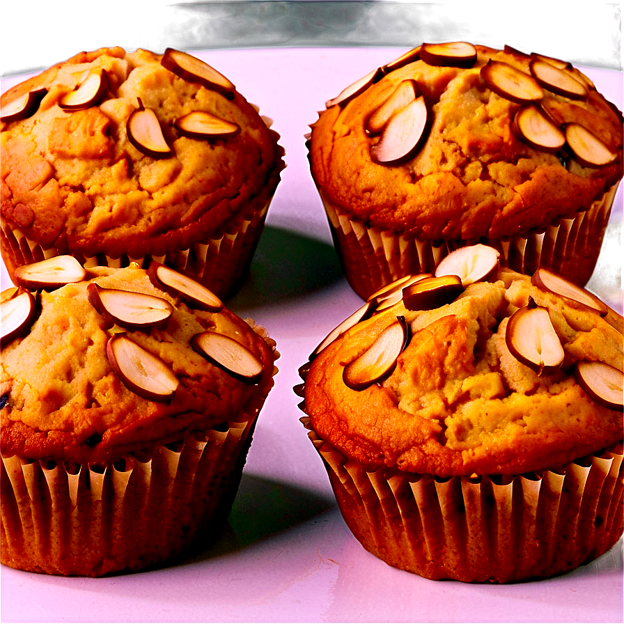 Pear Almond Muffin Png 06262024 PNG image