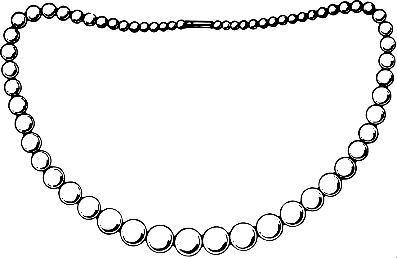 Pearl Necklace Clipart PNG image