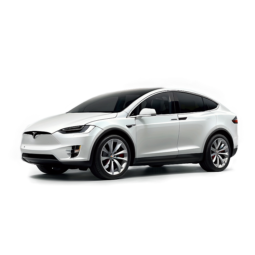 Pearl White Tesla Model X Png Pac83 PNG image