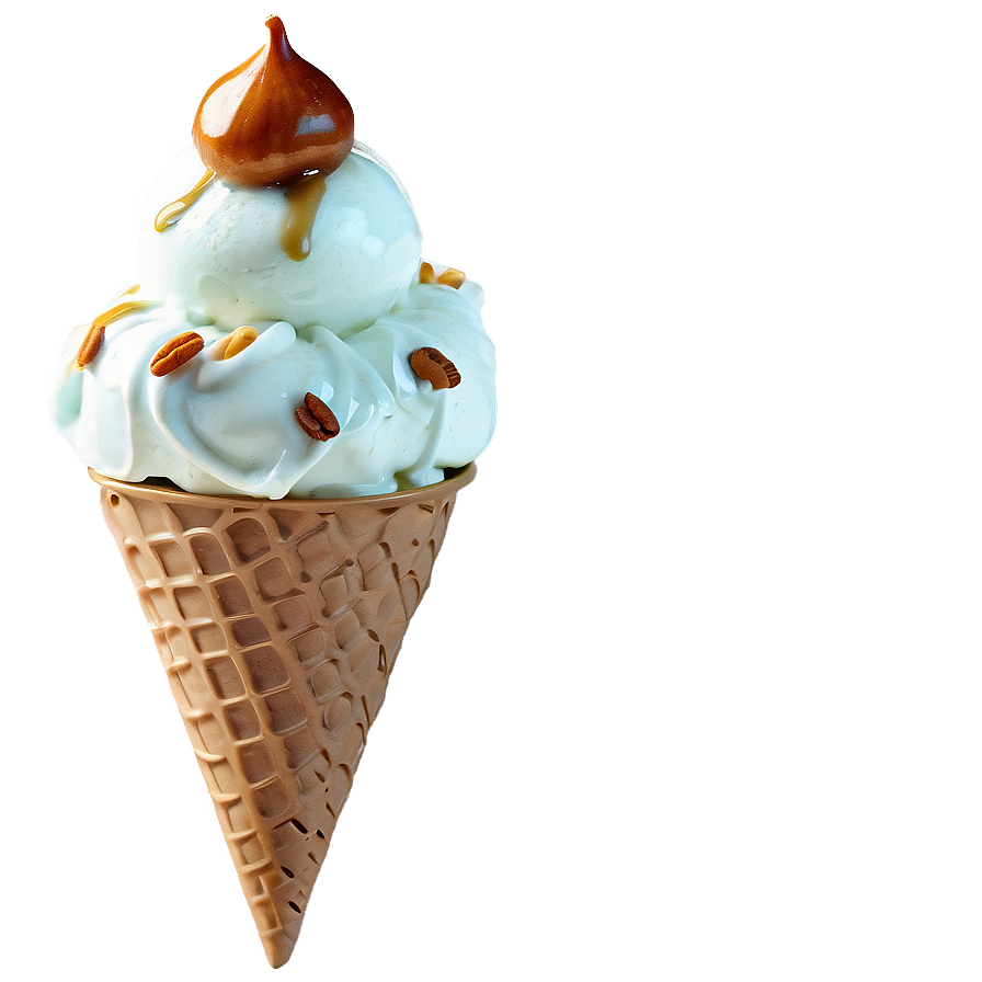 Pecan Praline Ice Cream Sundae Png 80 PNG image