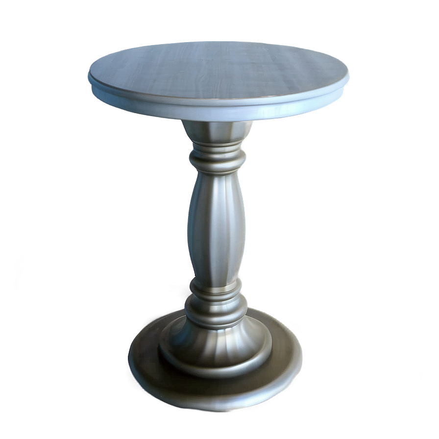 Pedestal Side Table Png 06132024 PNG image