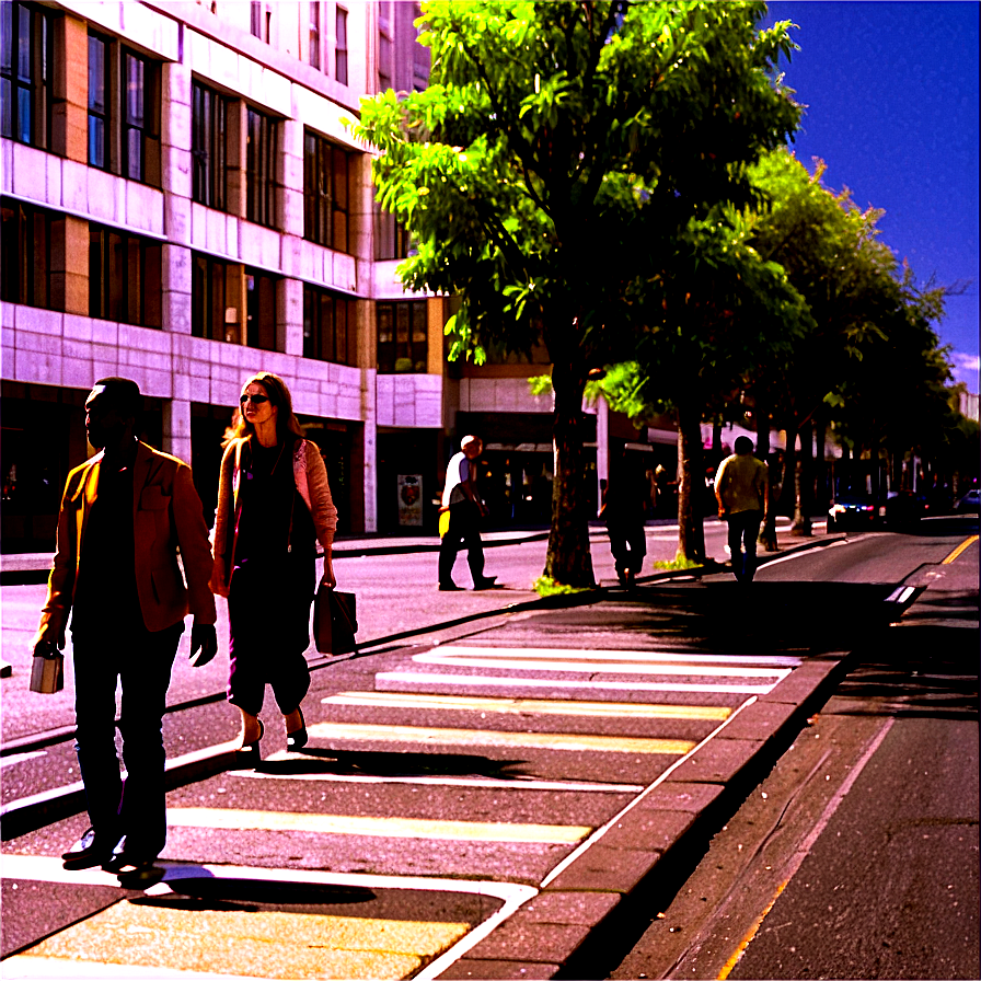 Pedestrian-friendly Streetscape Png 53 PNG image