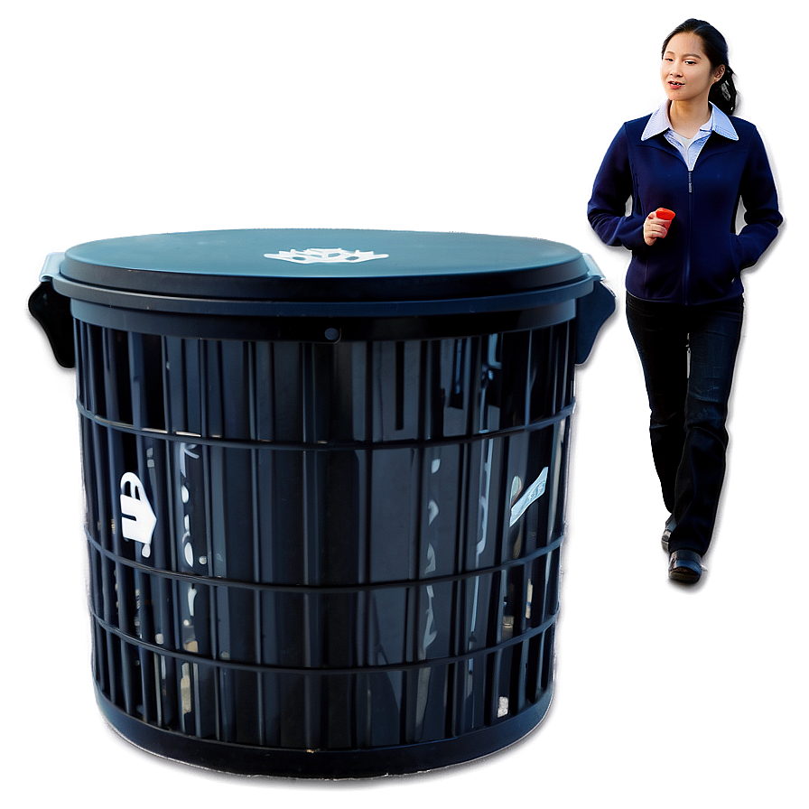 Pedestrian Trash Bin Png 53 PNG image