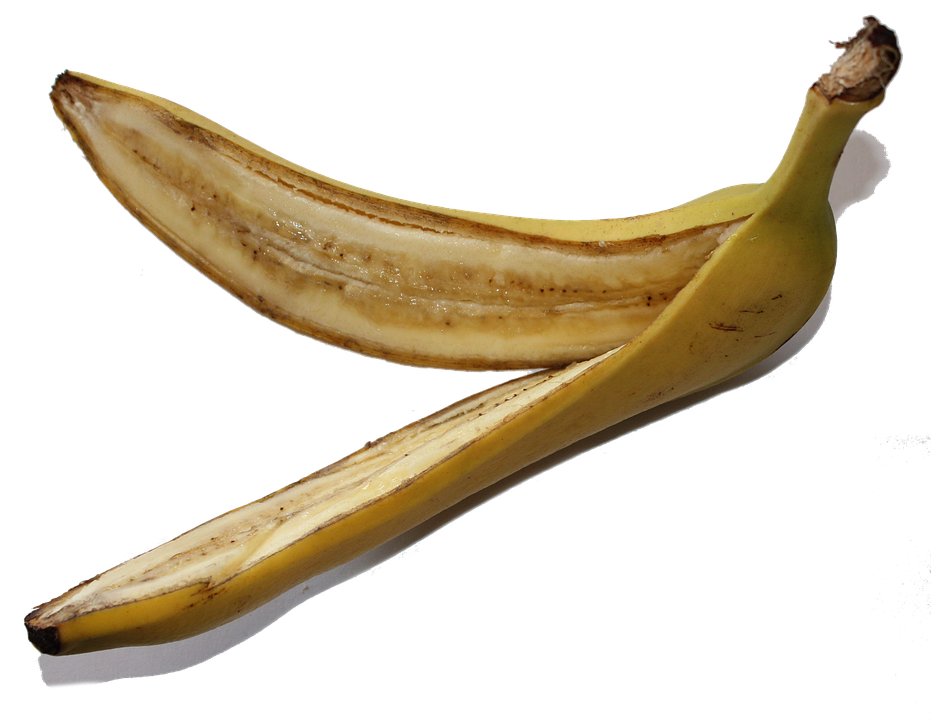 Peel Banana Isolated Background PNG image