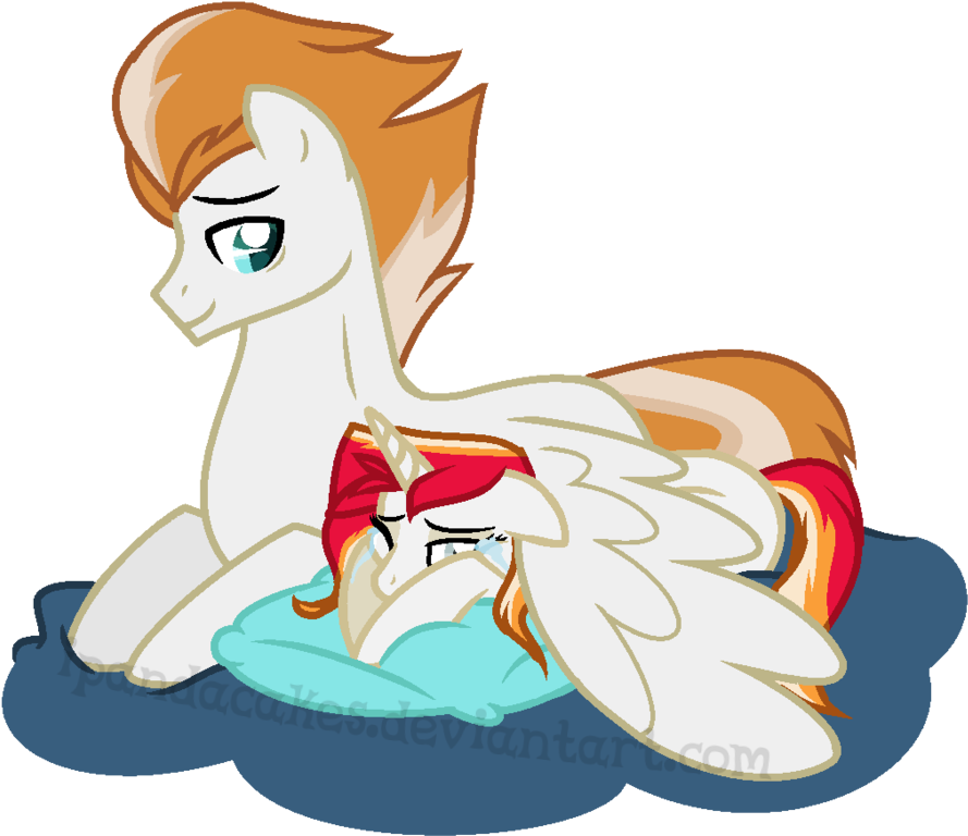 Pegasus Ponies Relaxing PNG image