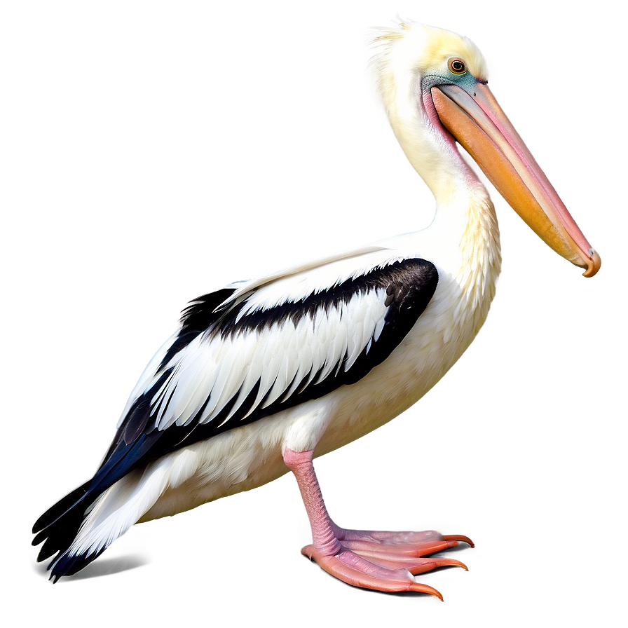 Pelican With Spread Wings Png Kfy PNG image