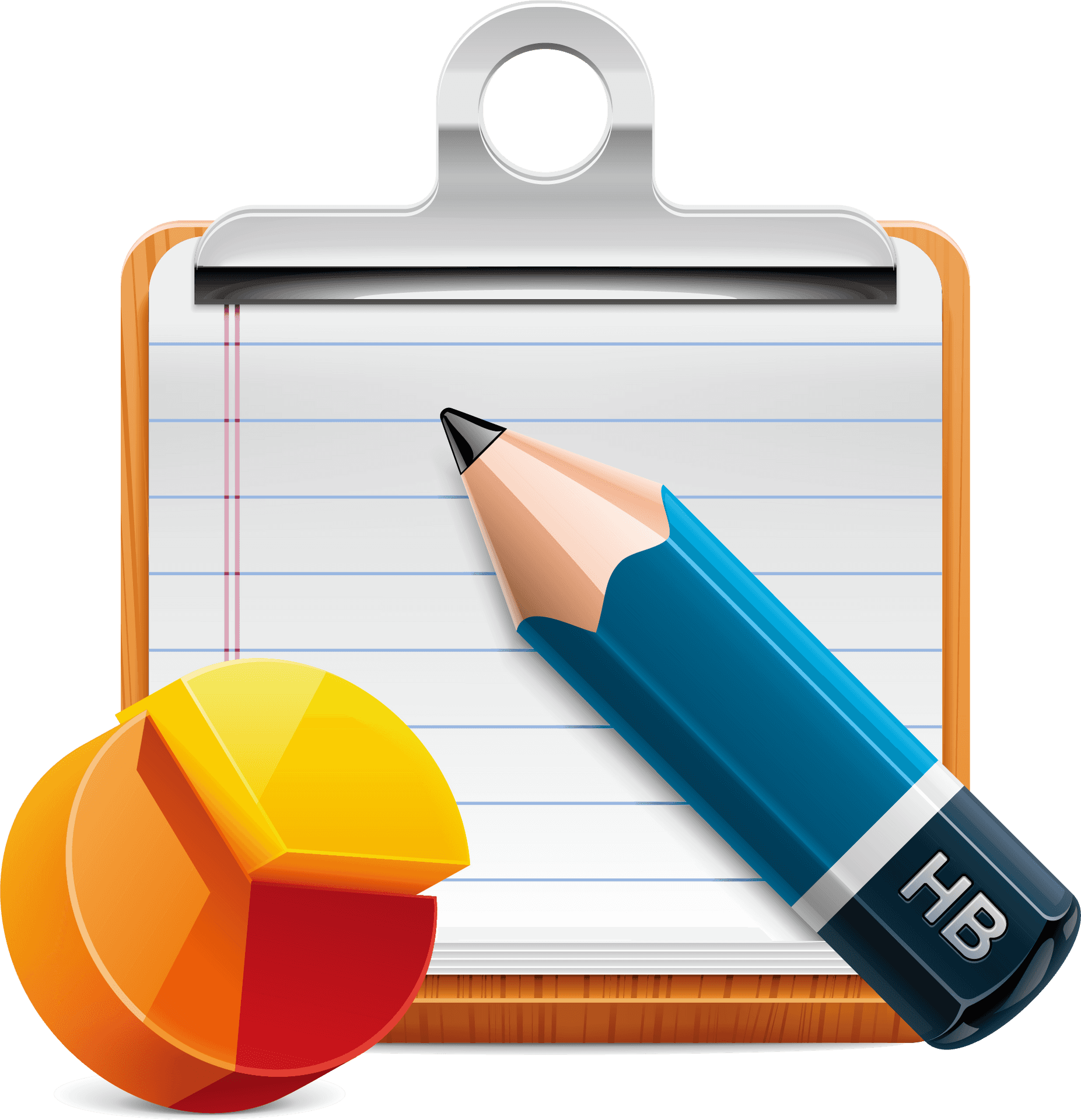 Penciland Clipboard Clipart PNG image