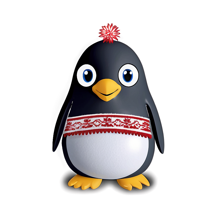 Penguin In A Sweater Png Aof22 PNG image