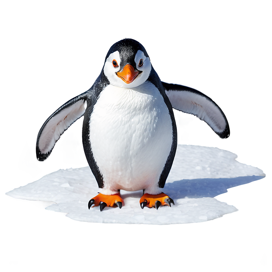 Penguin In Snow Png 05062024 PNG image