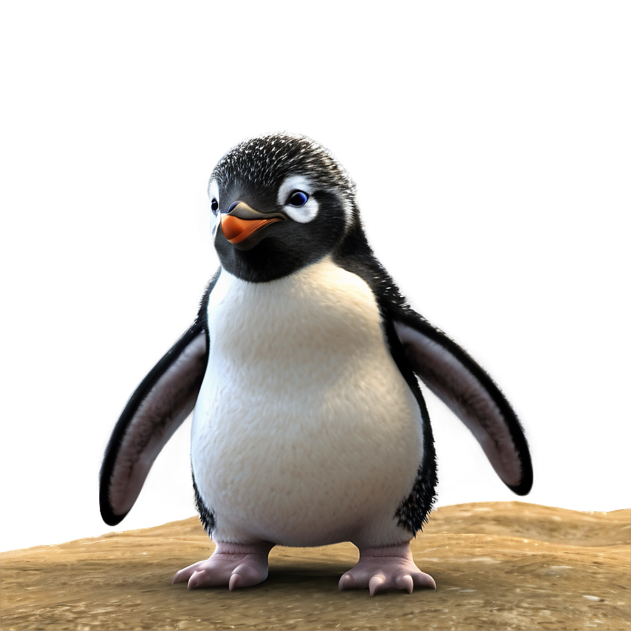 Penguin Winter Scene Png 73 PNG image