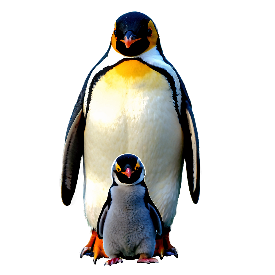 Penguin With Baby Png 27 PNG image