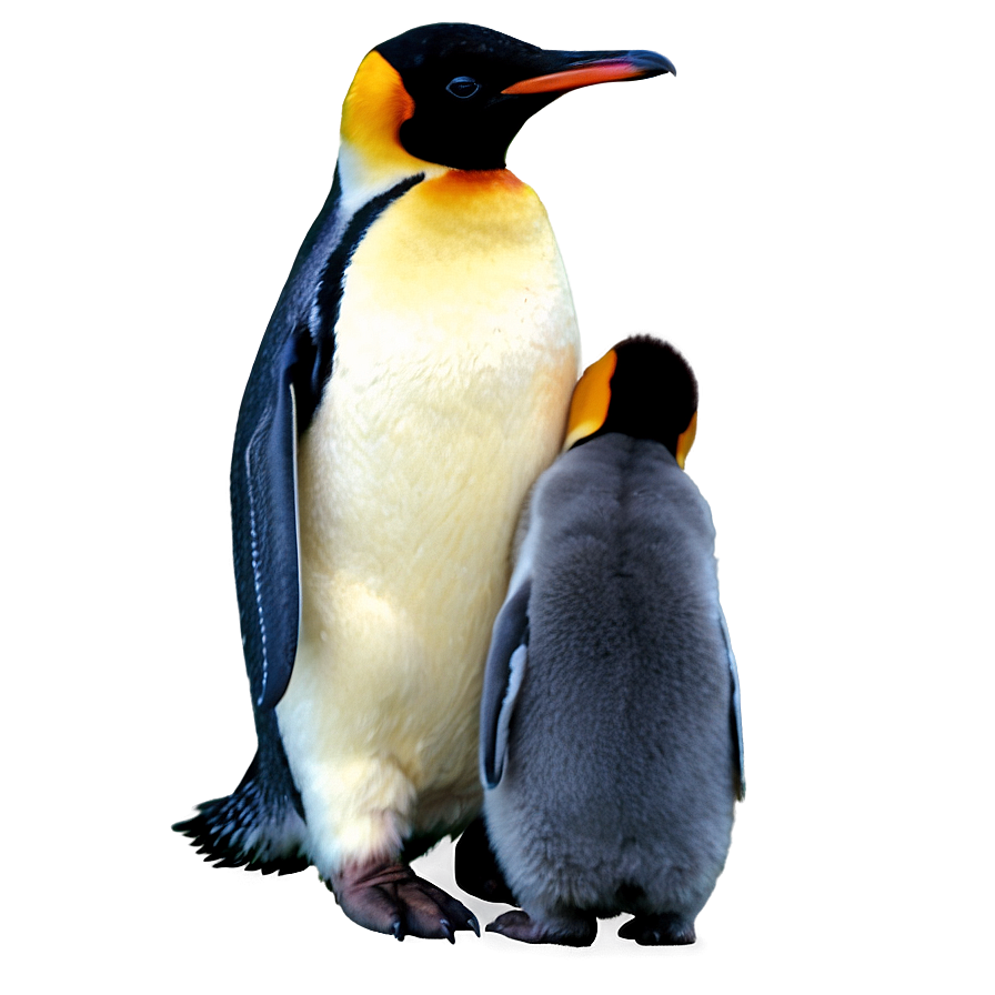 Penguin With Baby Png Lut57 PNG image