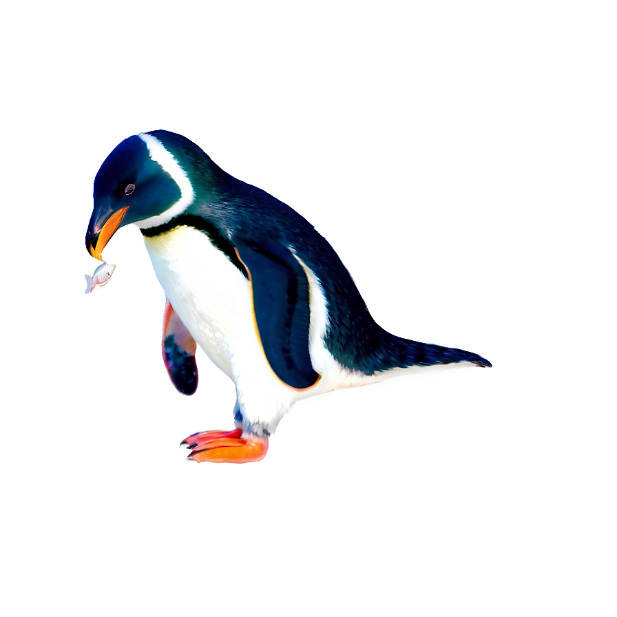 Penguin With Fish Png 05062024 PNG image