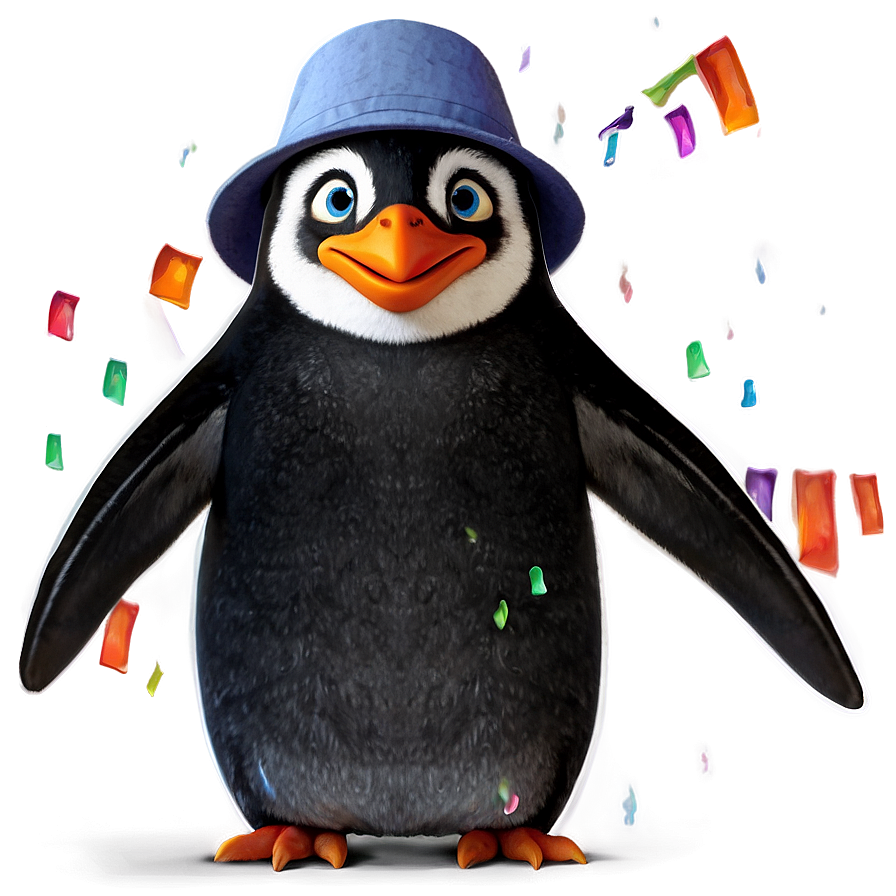 Penguin With Hat Png Qhs90 PNG image