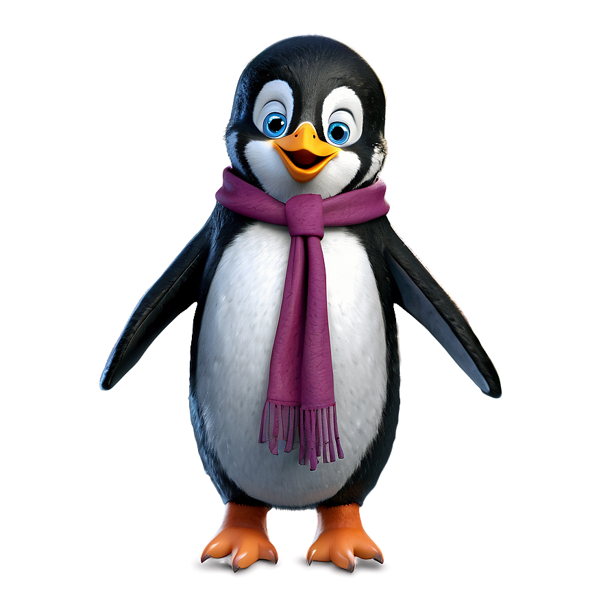 Penguin With Scarf Png Bmm77 PNG image