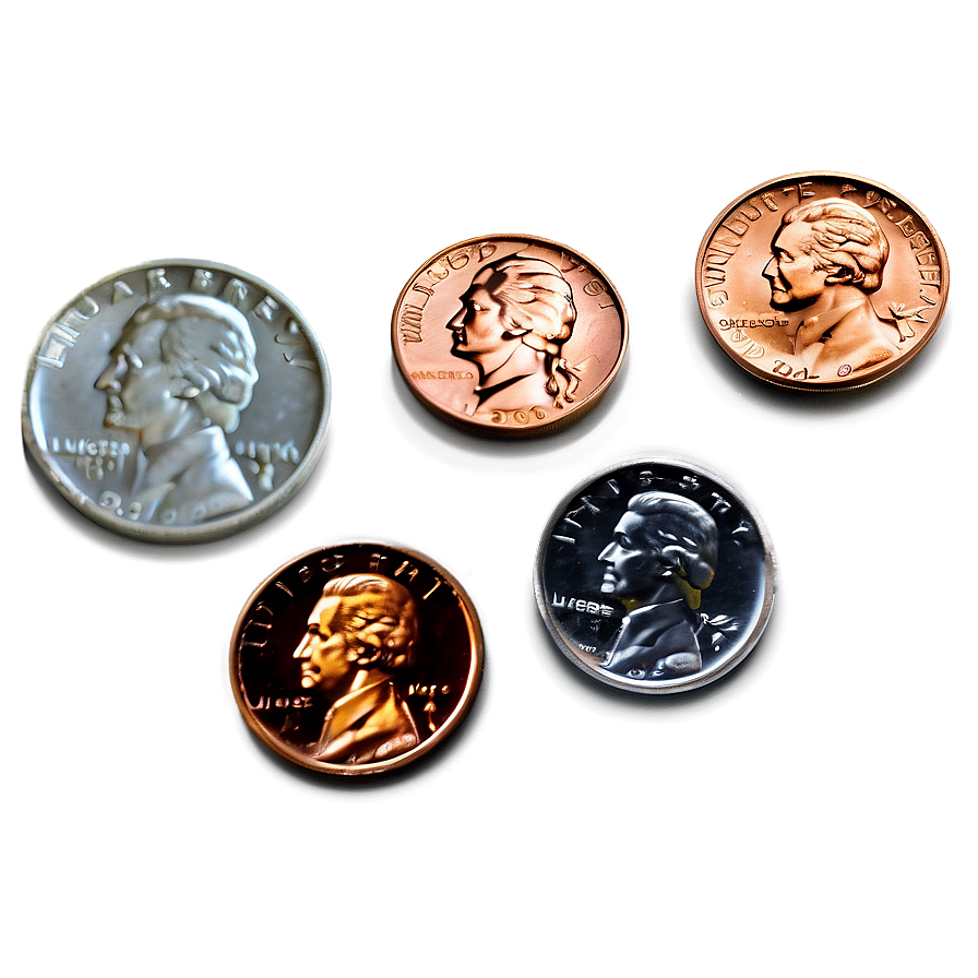 Pennies And Nickels Png Bsk PNG image