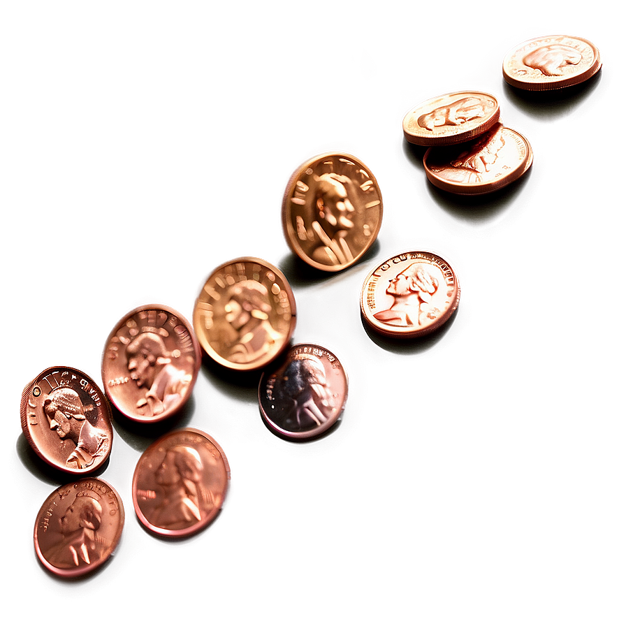 Pennies On The Ground Png 32 PNG image