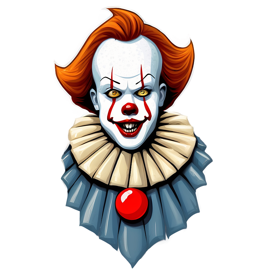 Pennywise Illustration Png 05212024 PNG image