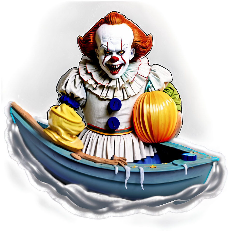 Pennywise With Boat Png Ald PNG image