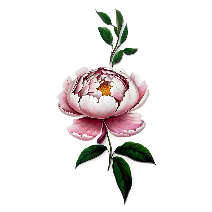 Peony Tattoo Png Oci35 PNG image