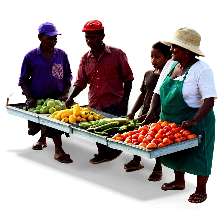 People At The Market Png 40 PNG image