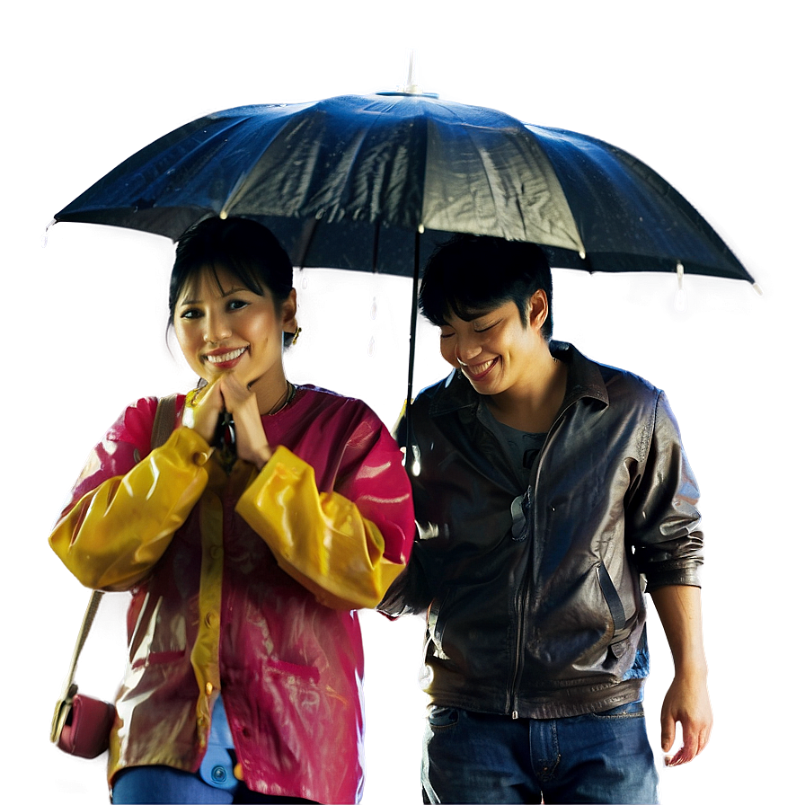 People In Rain Png 04292024 PNG image