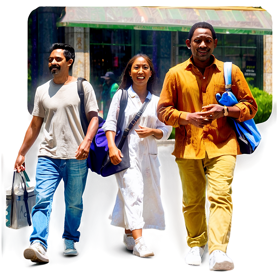 People In The City Png Hnj1 PNG image