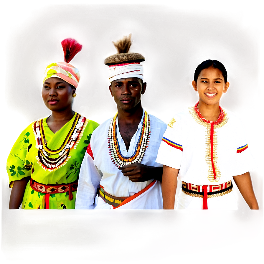 People In Traditional Dress Png Mkj PNG image