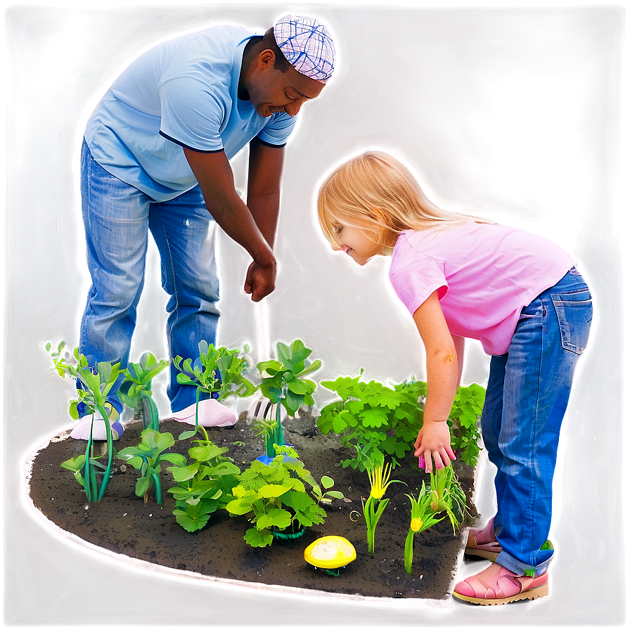 People Standing In Garden Png 42 PNG image