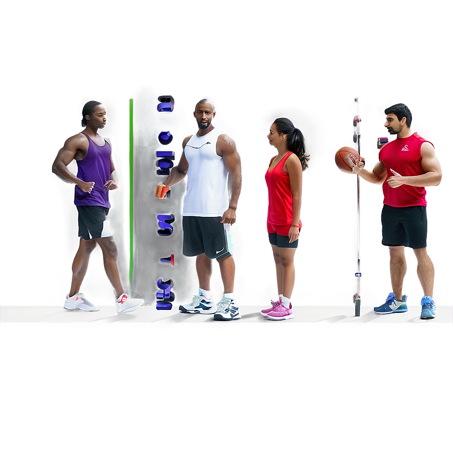 People Standing In Gym Png 51 PNG image