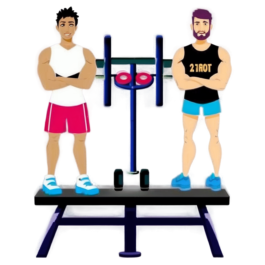 People Standing In Gym Png Yfj PNG image