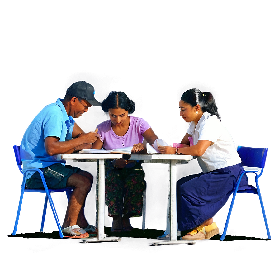 People Studying Png Luk PNG image